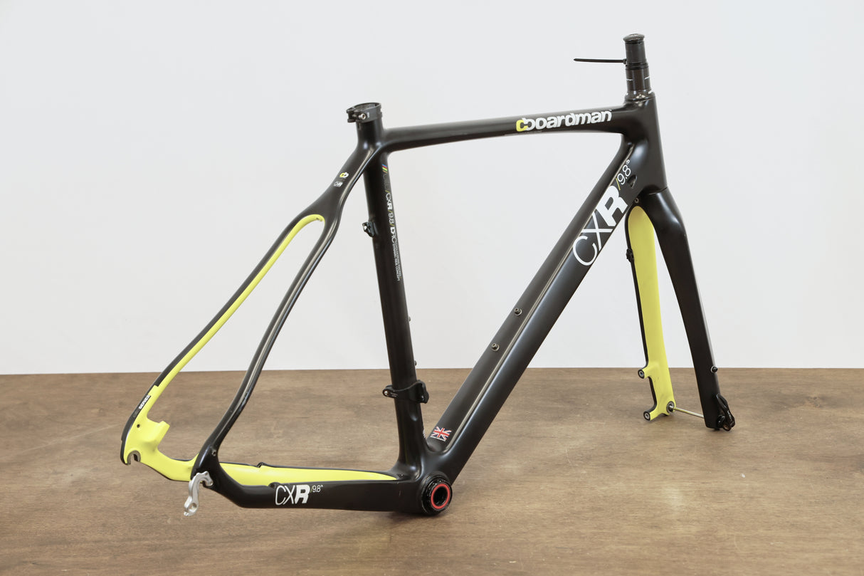 56cm Boardman CXR 9.8 Carbon Disc Brake Road Frameset