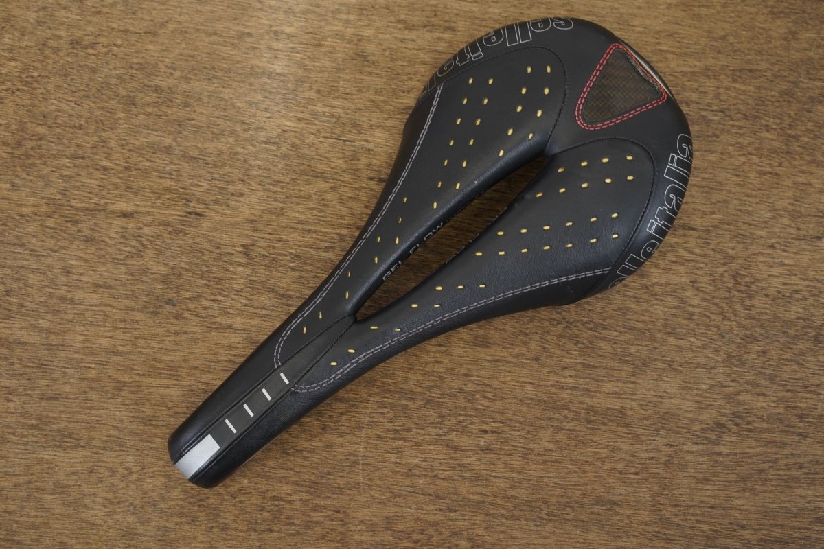130mm Selle Italia Flite Gel Flow Titanium Rail Road Saddle 249g