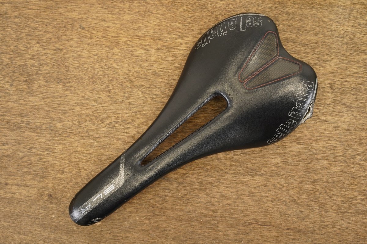 130mm Selle Italia SLR Carbon Rail Road Saddle 124g
