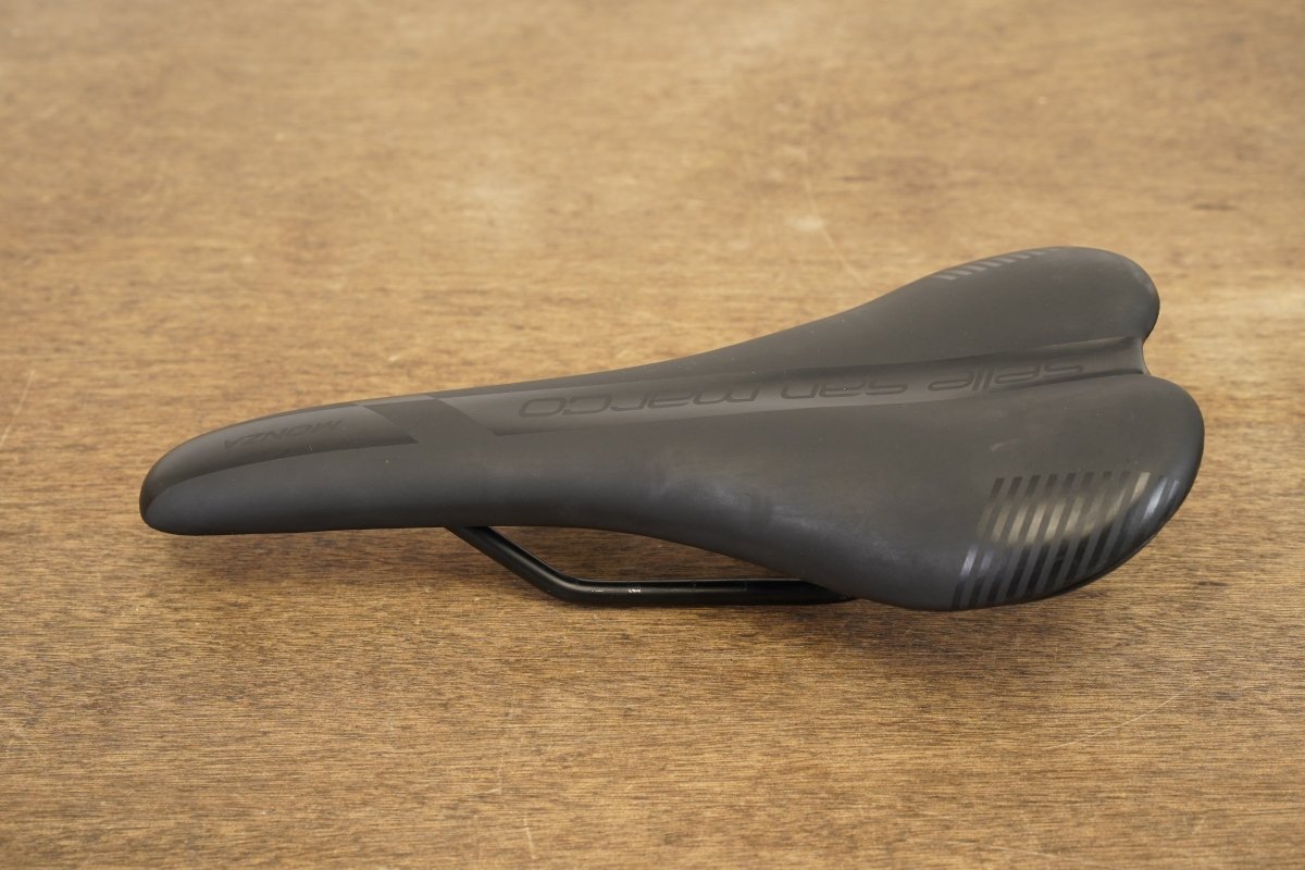 130mm Selle San Marco Monza Stainless Steel Rail Road Saddle 283g