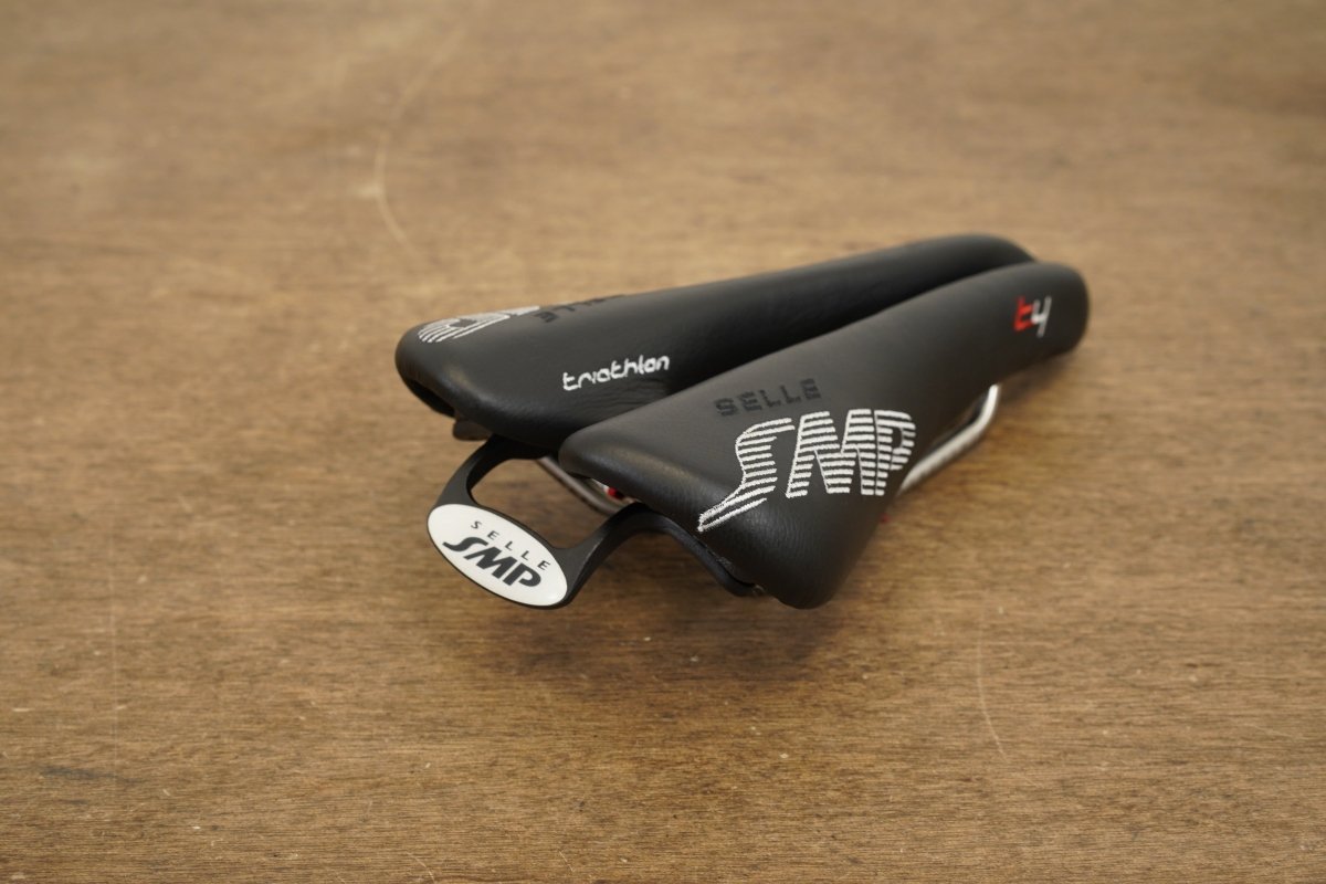 130mm Selle SMP Evolution T4 Stainless Steel Rail Road Saddle