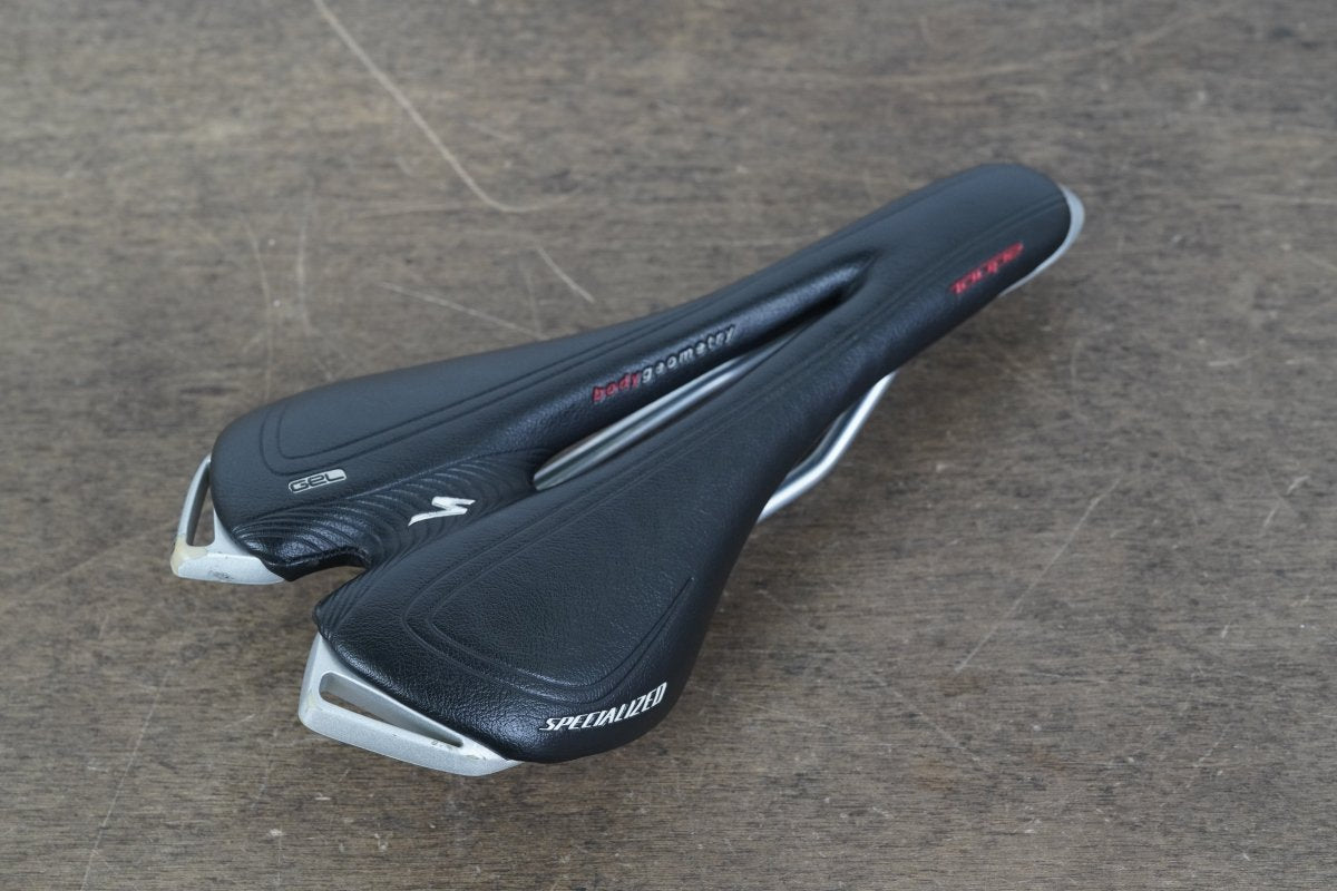 130mm Specialized Toupe Gel Comp Cr-Mo Rail Road Saddle 246g