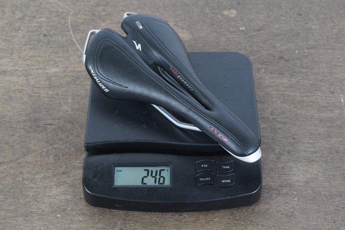 130mm Specialized Toupe Gel Comp Cr-Mo Rail Road Saddle 246g