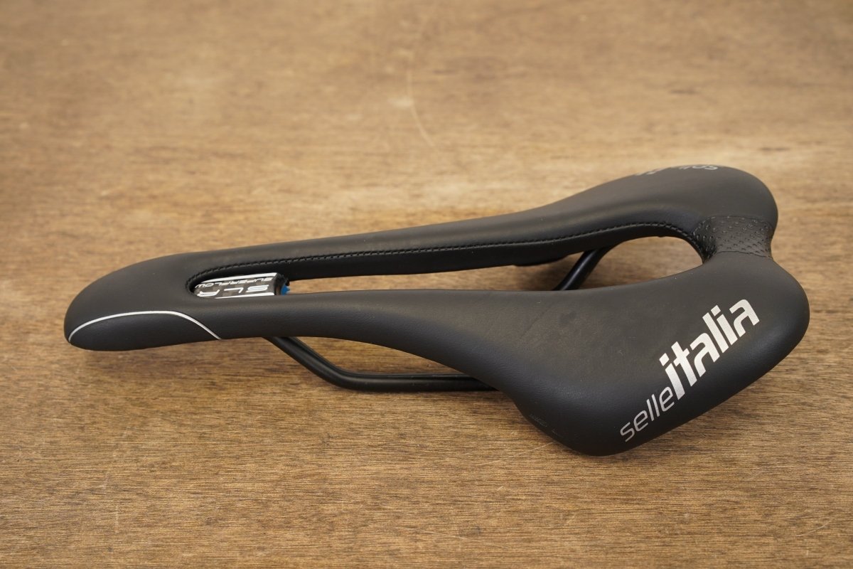 132mm Selle Italia SLR Superflow Boost Manganese Rail Road Saddle 208g