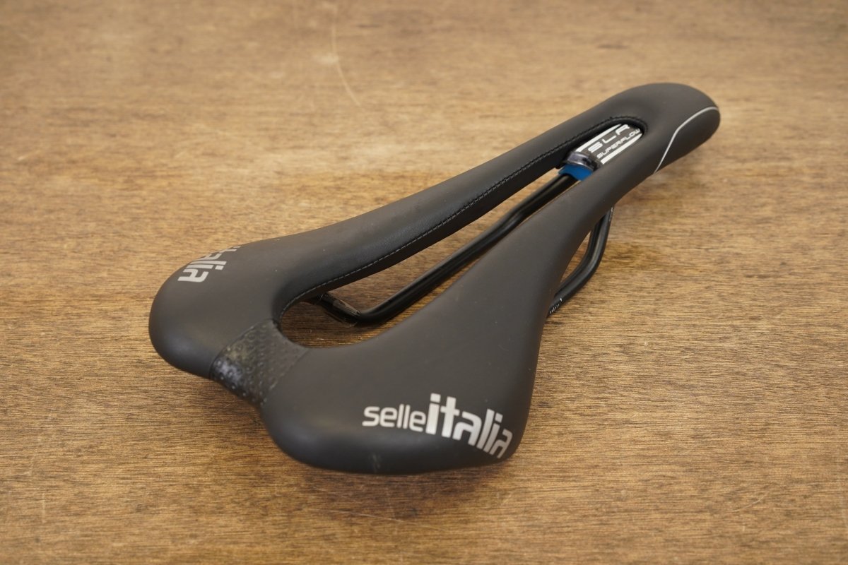 132mm Selle Italia SLR Superflow Boost Manganese Rail Road Saddle 208g