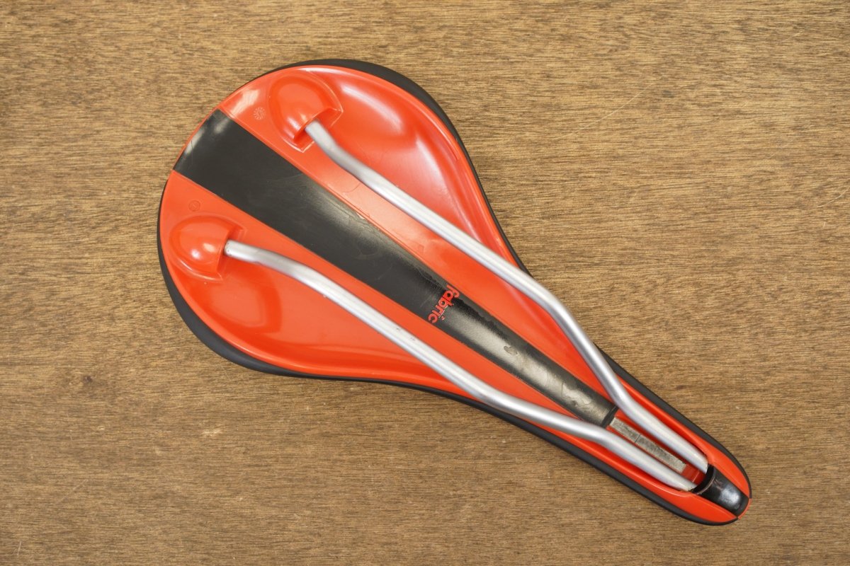 132mm (Shallow) Fabric Line Sport Steel Rail Road Saddle 244g