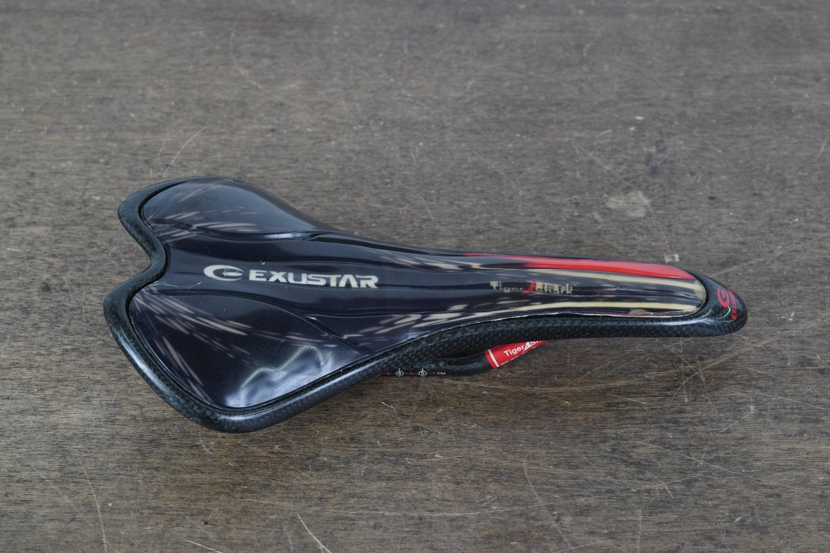 143mm Exustar Tiger Shark Carbon Road Saddle 196g