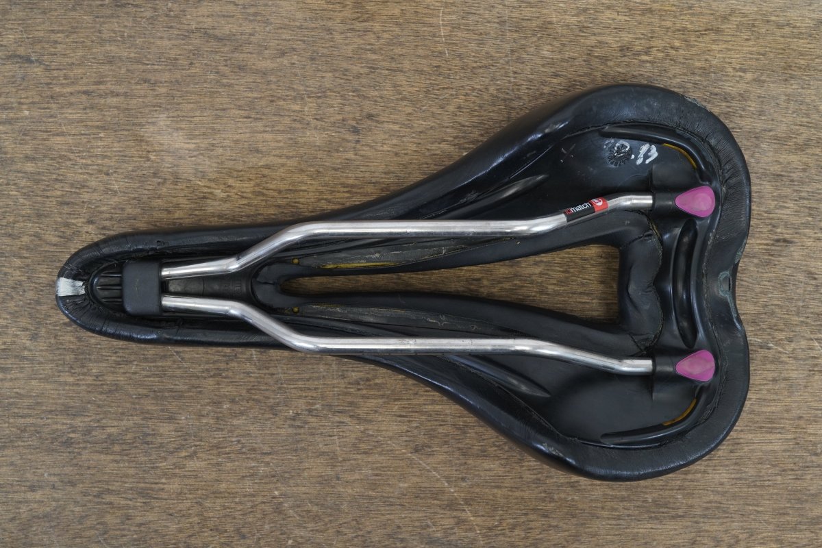 143mm Selle Italia Diva Gel flow Titanium Rail Road Saddle 259g