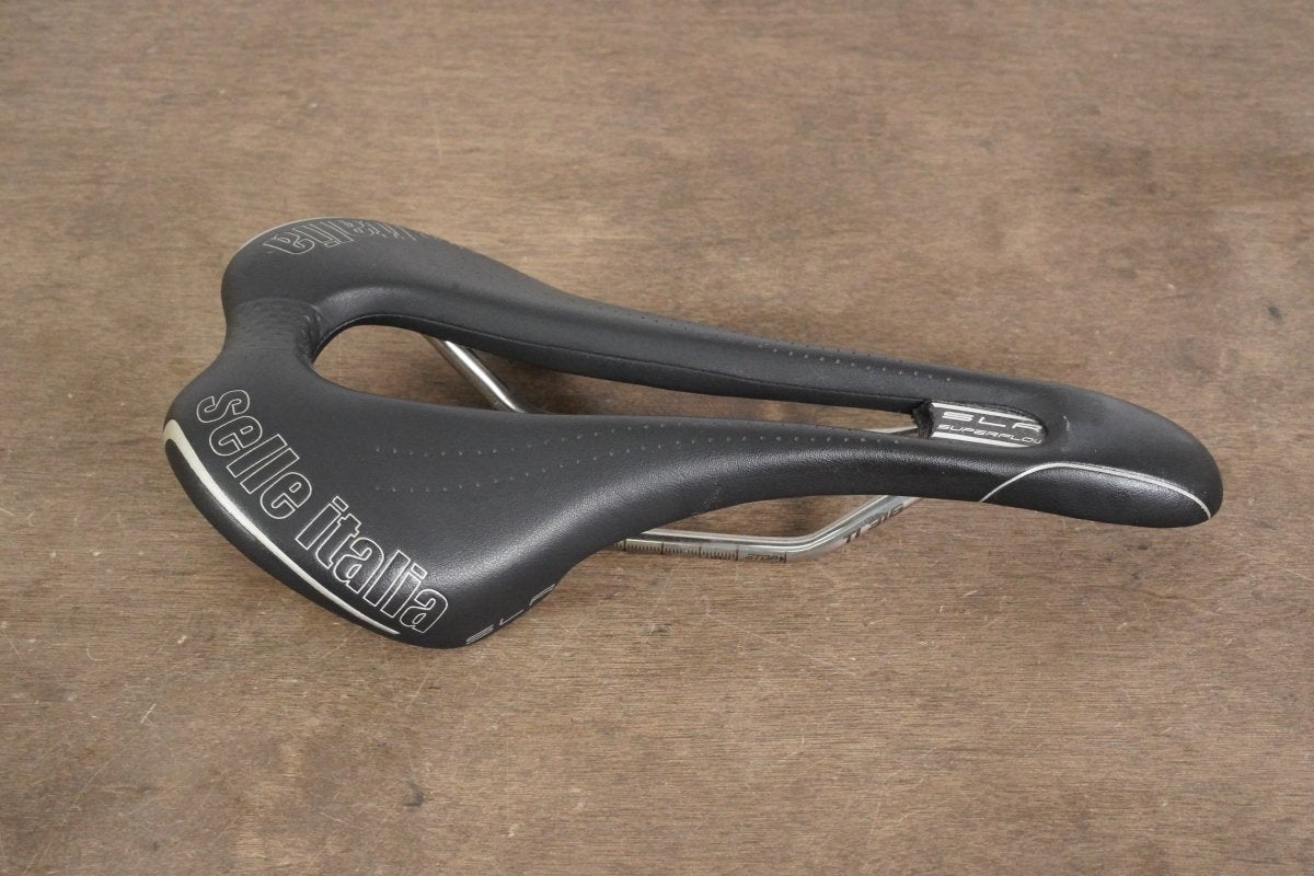 143mm Selle Italia SLR Superflow Titanium 316 Rail Road Saddle 183g