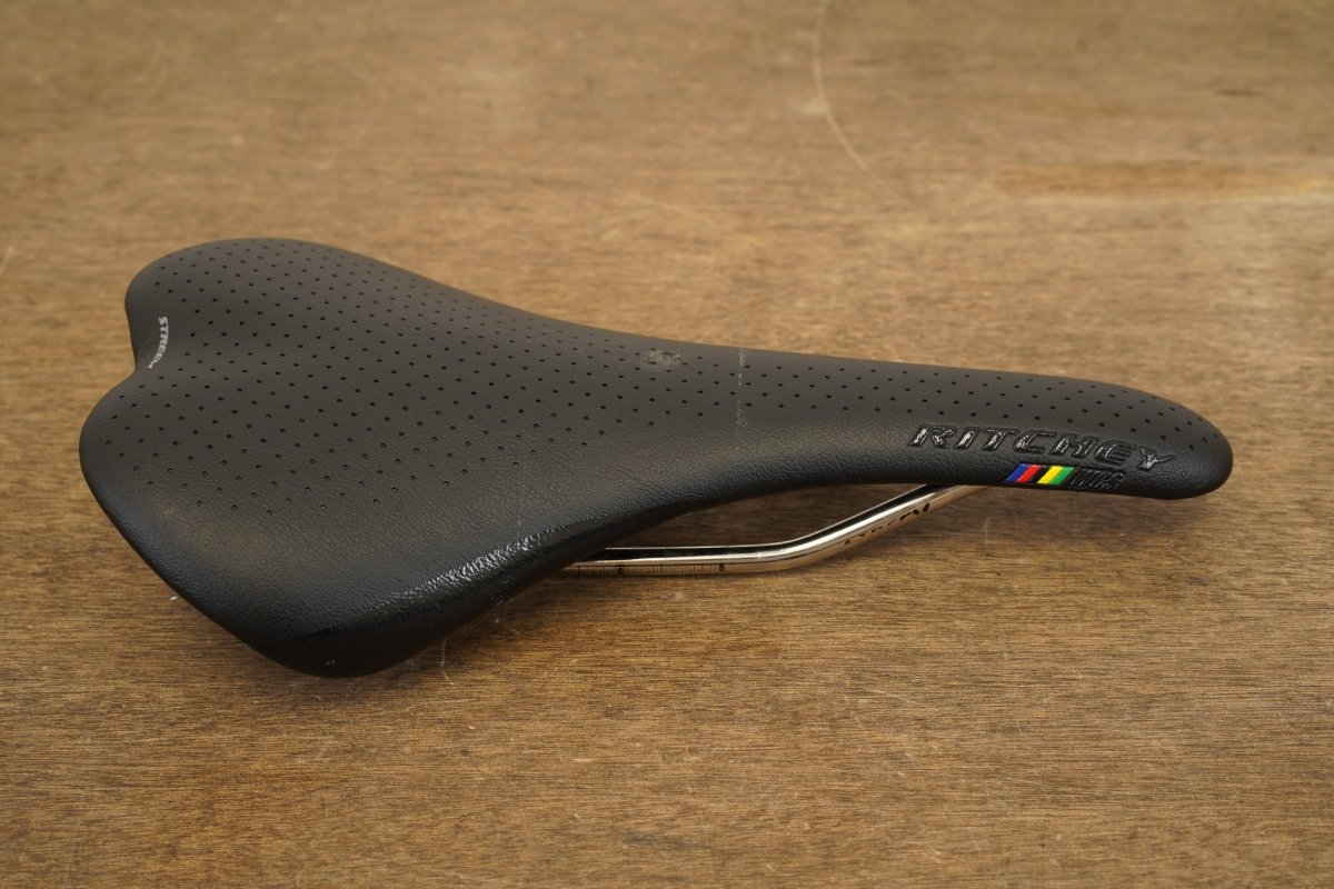 145mm Ritchey WCS Streem Vector Wing CRN/Ti Rail Road Saddle 212g