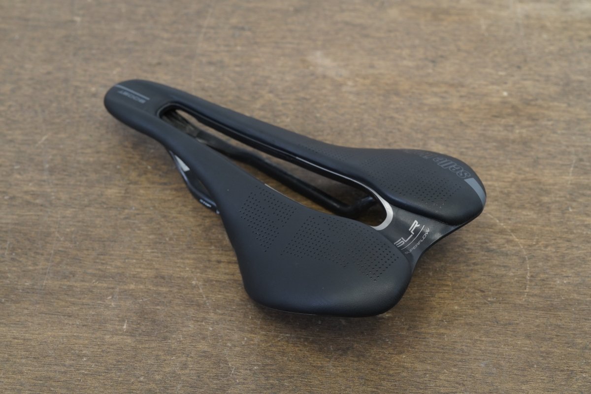 145mm Selle Italia SLR Superflow Boost Carbon Rail Road Saddle 130g