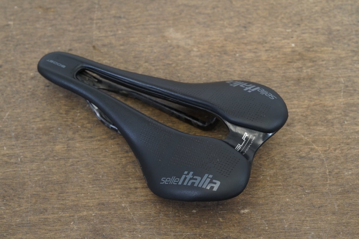 145mm Selle Italia SLR Superflow Boost Carbon Rail Road Saddle 135g