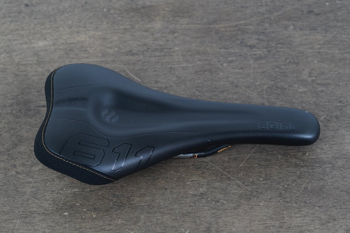 145mm SQlab 611 Ergowave Titanium Rail Road MTB Saddle 260g