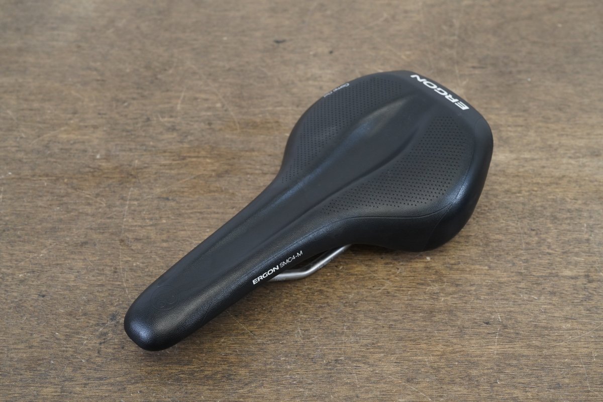 148mm Ergon SMC4-M Comp Gel Men TiNox Rail Road Saddle 279g