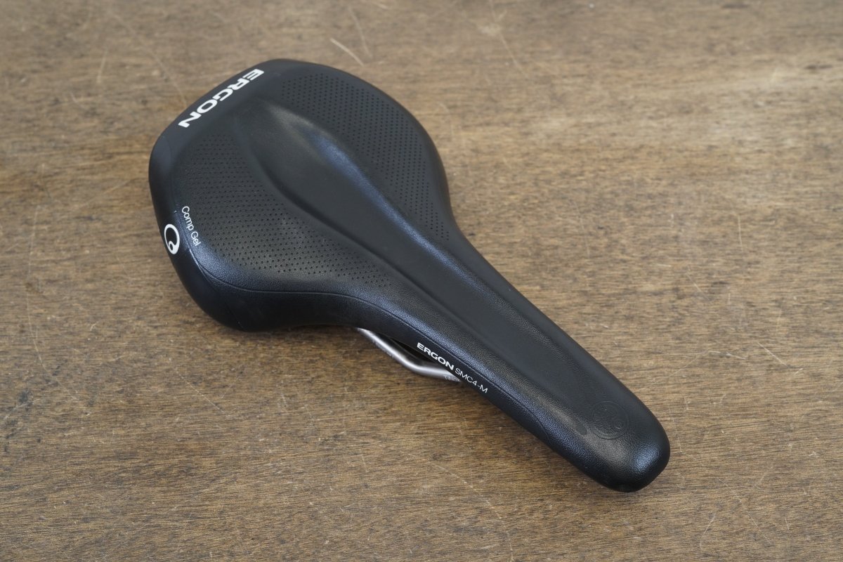 148mm Ergon SMC4-M Comp Gel Men TiNox Rail Road Saddle 279g