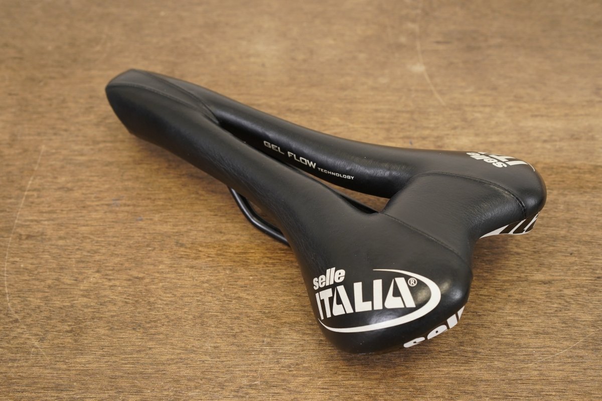 152mm Selle Italia Turbomatic Gel Flow Manganese Rail Road Saddle 310g