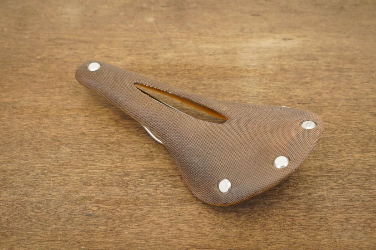 155mm Brooks C15 Cambium Carved Steel Rail Road Saddle 410g
