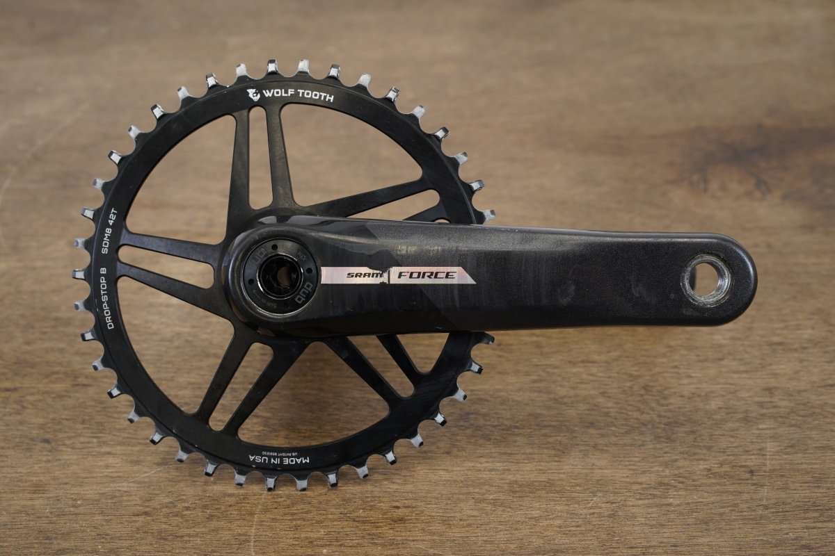 165mm 42T 1x DUB SRAM Force AXS D2 12 Speed Road Crankset