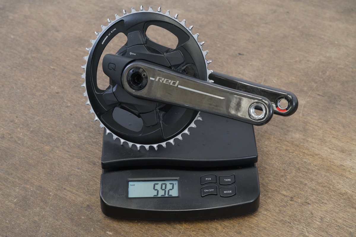 165mm 46T DUB SRAM Red AXS E1 Quarq 1x12 Speed Power Meter Crankset 592g