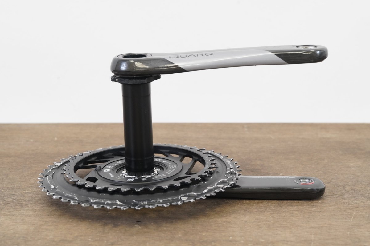 165mm 50/37T DUB Quarq Carbon Power Meter 12 Speed Road Crankset 749