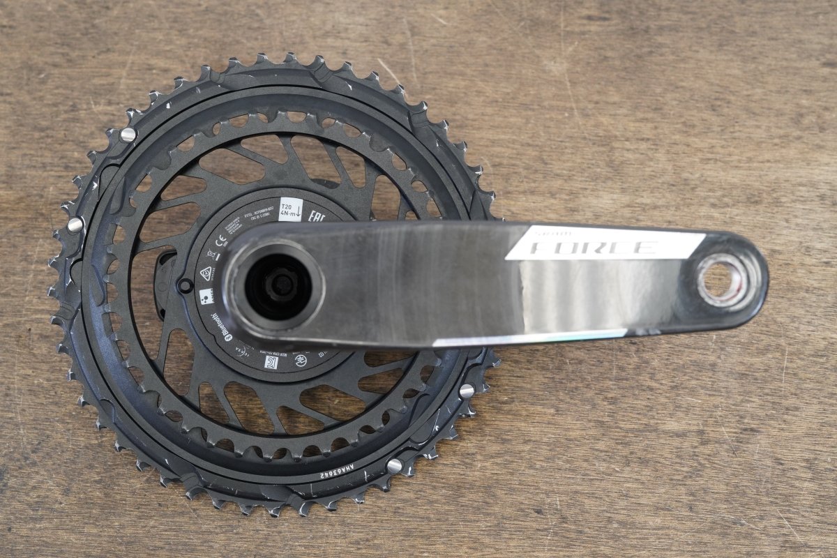 165mm 50/37T DUB SRAM Force AXS E1 Quarq D2 12 Speed Power Meter Crankset 666g