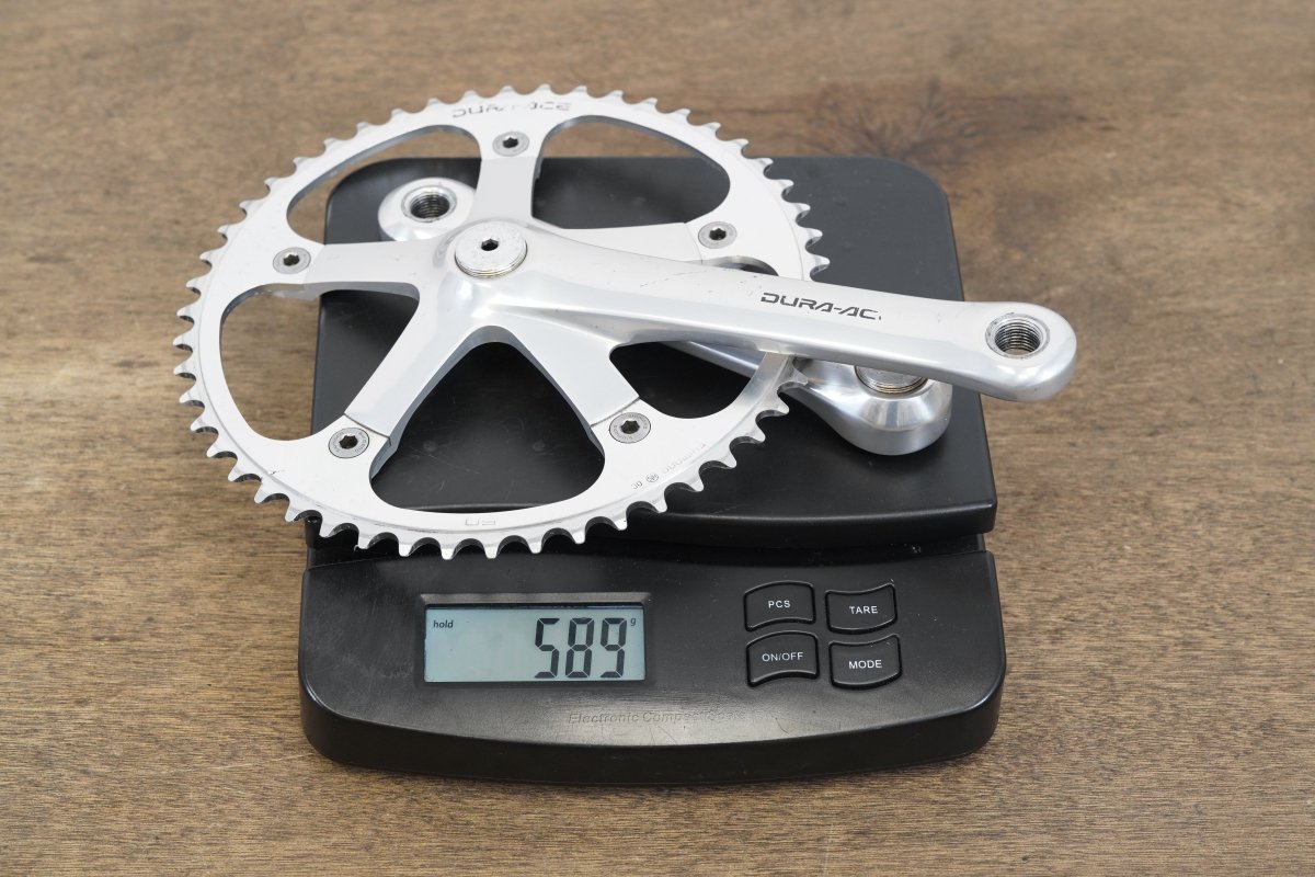 165mm 50T Shimano Dura-Ace FC-7600 1x Square tapered Track Crankset 589g
