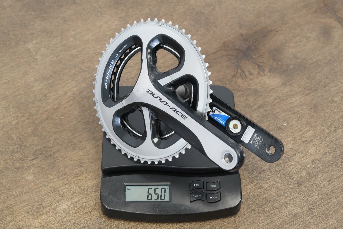167.5mm 52/36T Shimano Dura-Ace FC-9000 11 Speed Stages Power Meter Crankset