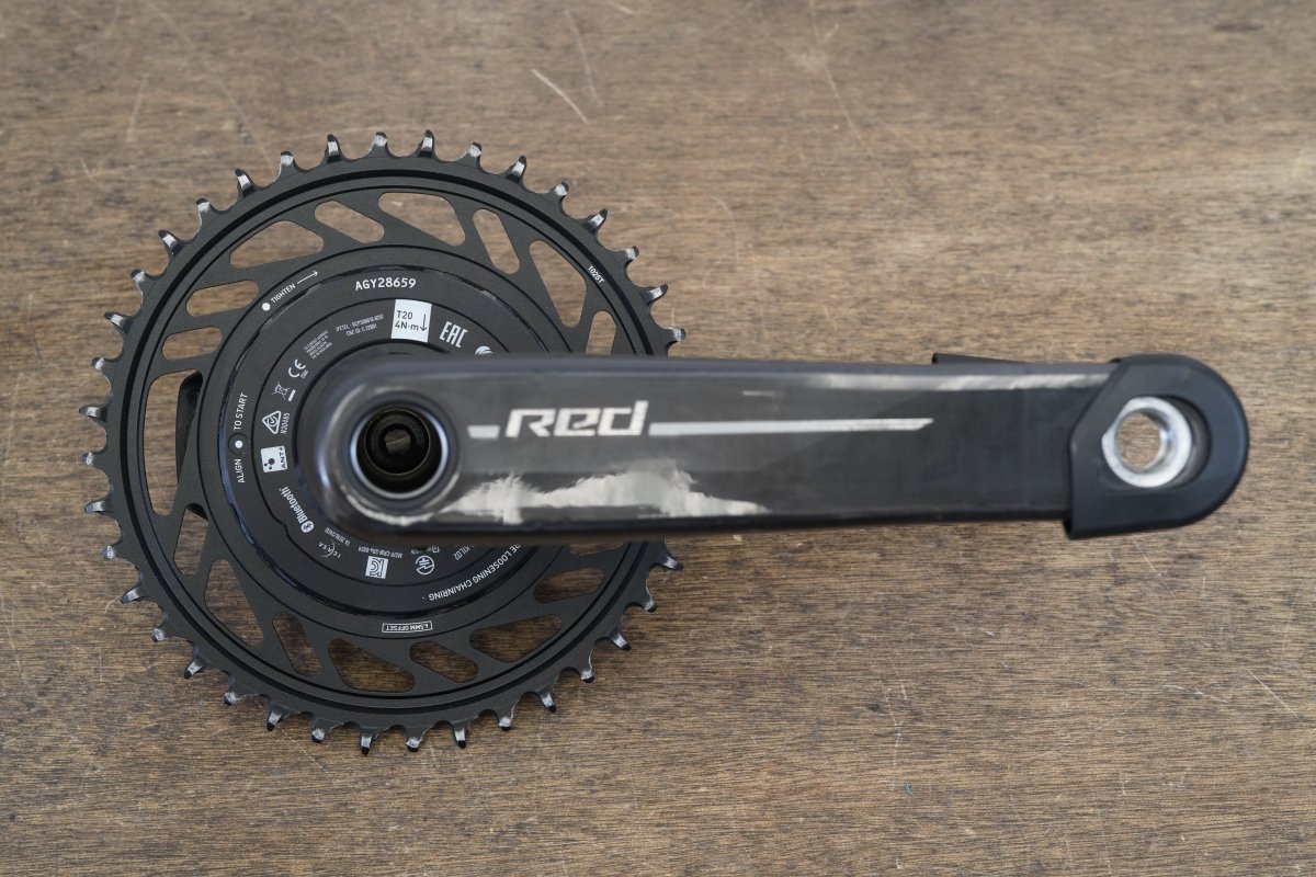 170mm 40T DUB SRAM Red AXS E1 Quarq 1x 12 Speed Power Meter Crankset 522g