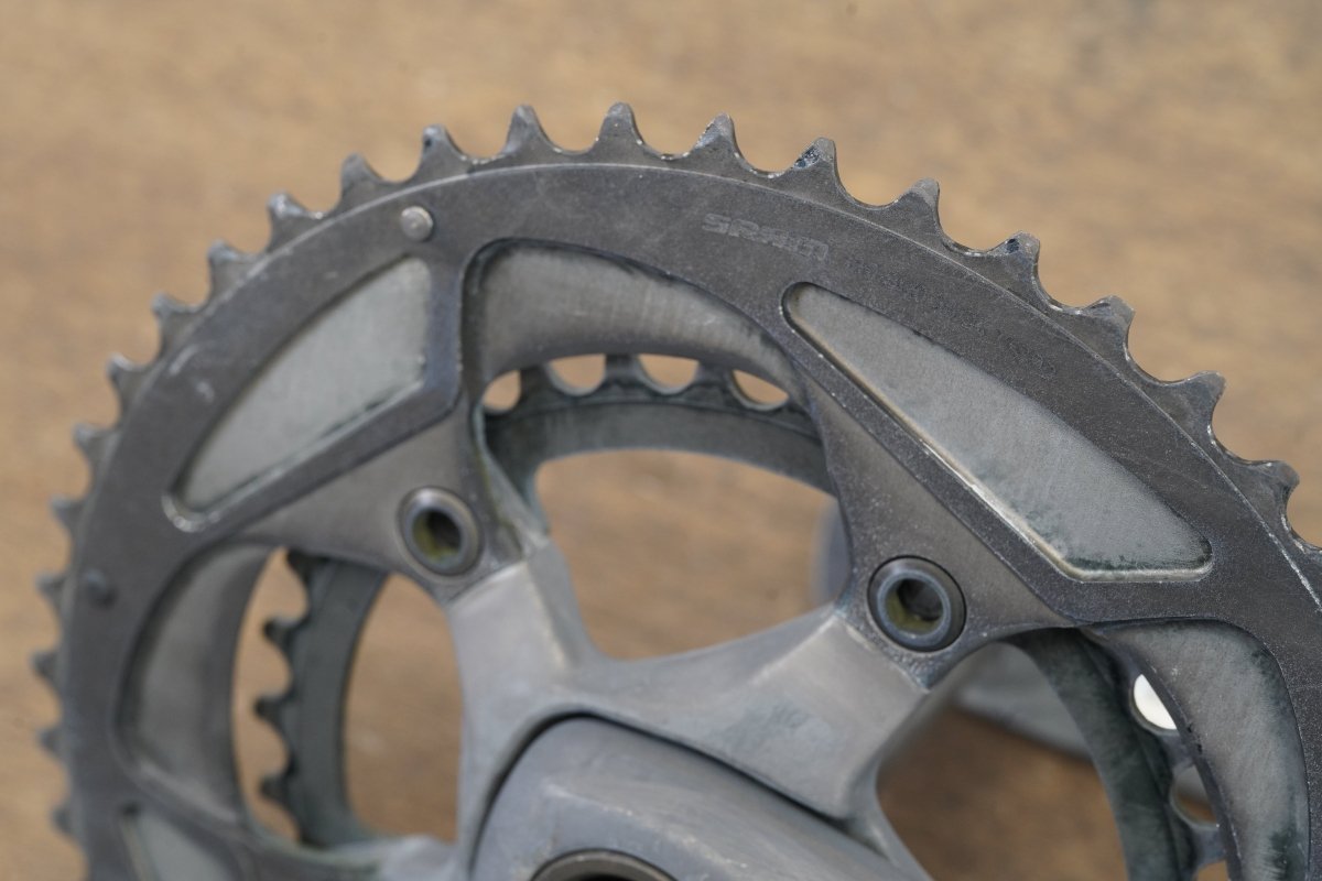 170mm 50/34T GXP SRAM Rival 22 11 Speed Road Crankset 845g (Stained)