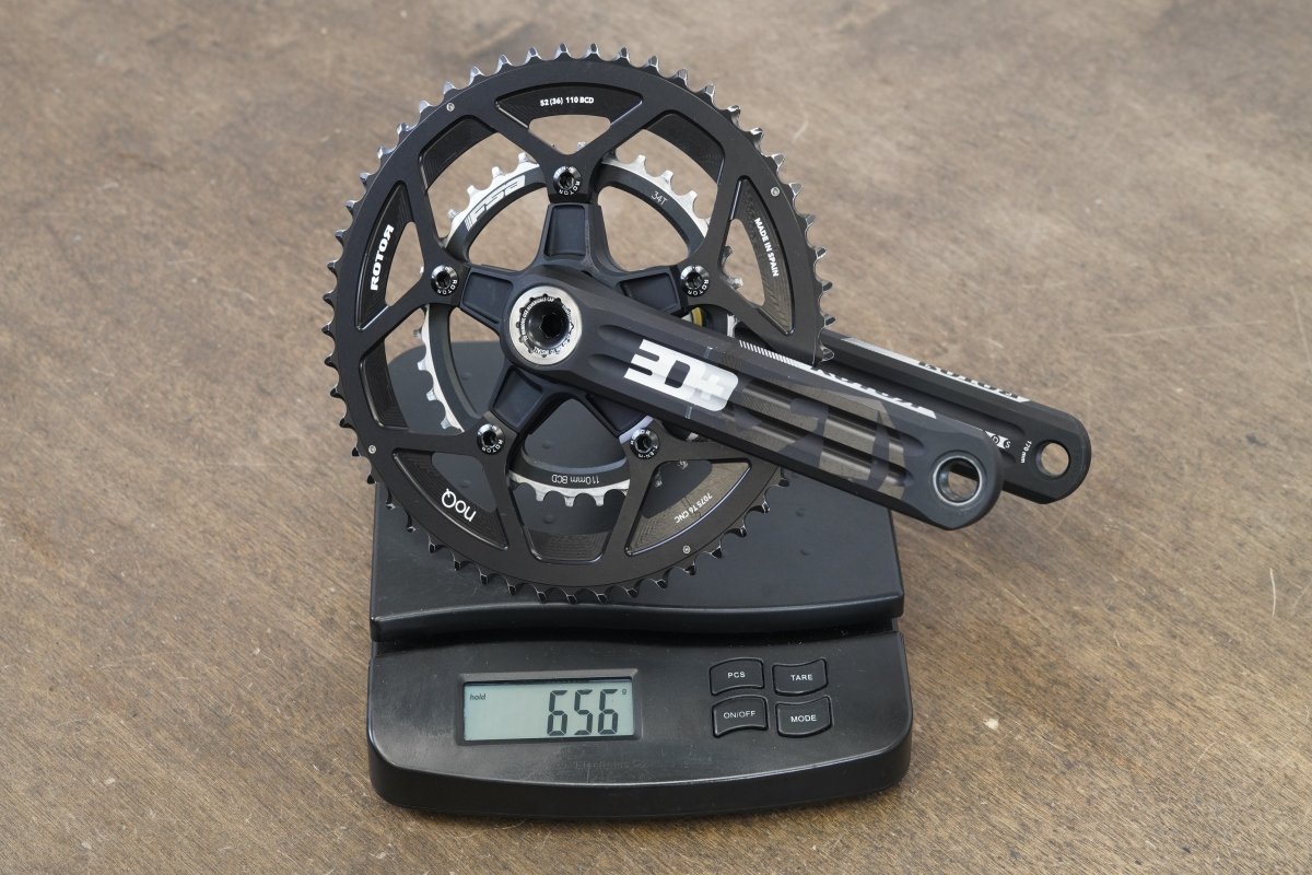 170mm 52/34T BB30 Rotor 3D+ Road Crankset 656g
