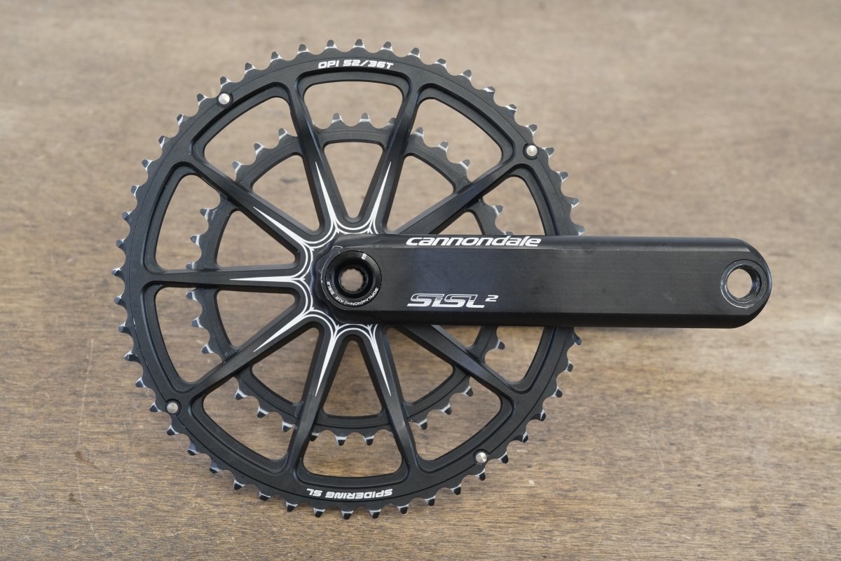 170mm 52/36T BB30 Cannondale SiSL2 Spidering Hollowgram Road Crankset 510g