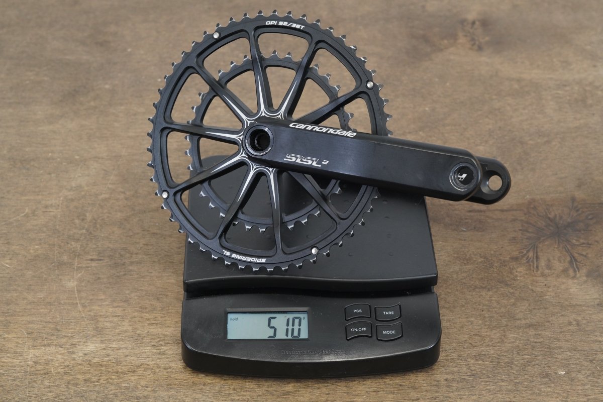 170mm 52/36T BB30 Cannondale SiSL2 Spidering Hollowgram Road Crankset 510g