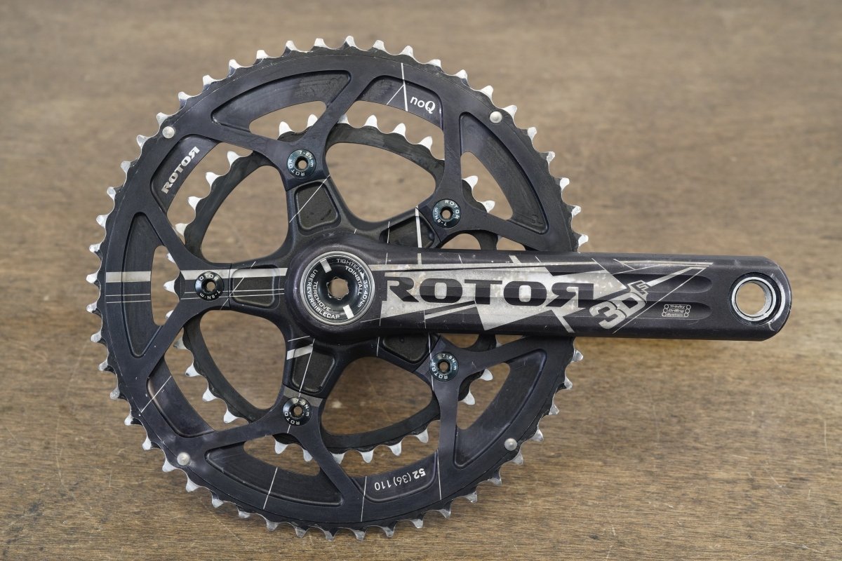 170mm 52/36T BB30 Rotor 3DF Road Crankset 3D F 712g