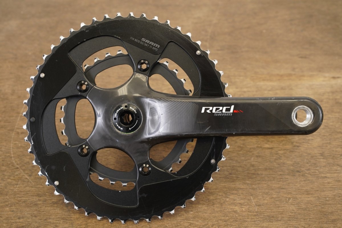 170mm 52/36T BB30 SRAM Red 22 Carbon Crankset