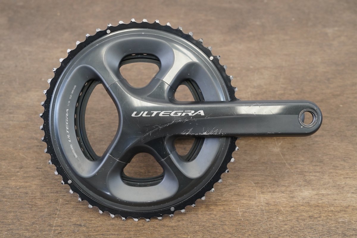 170mm 52/36T Shimano Ultegra FC-6800 11 Speed Crankset 686g