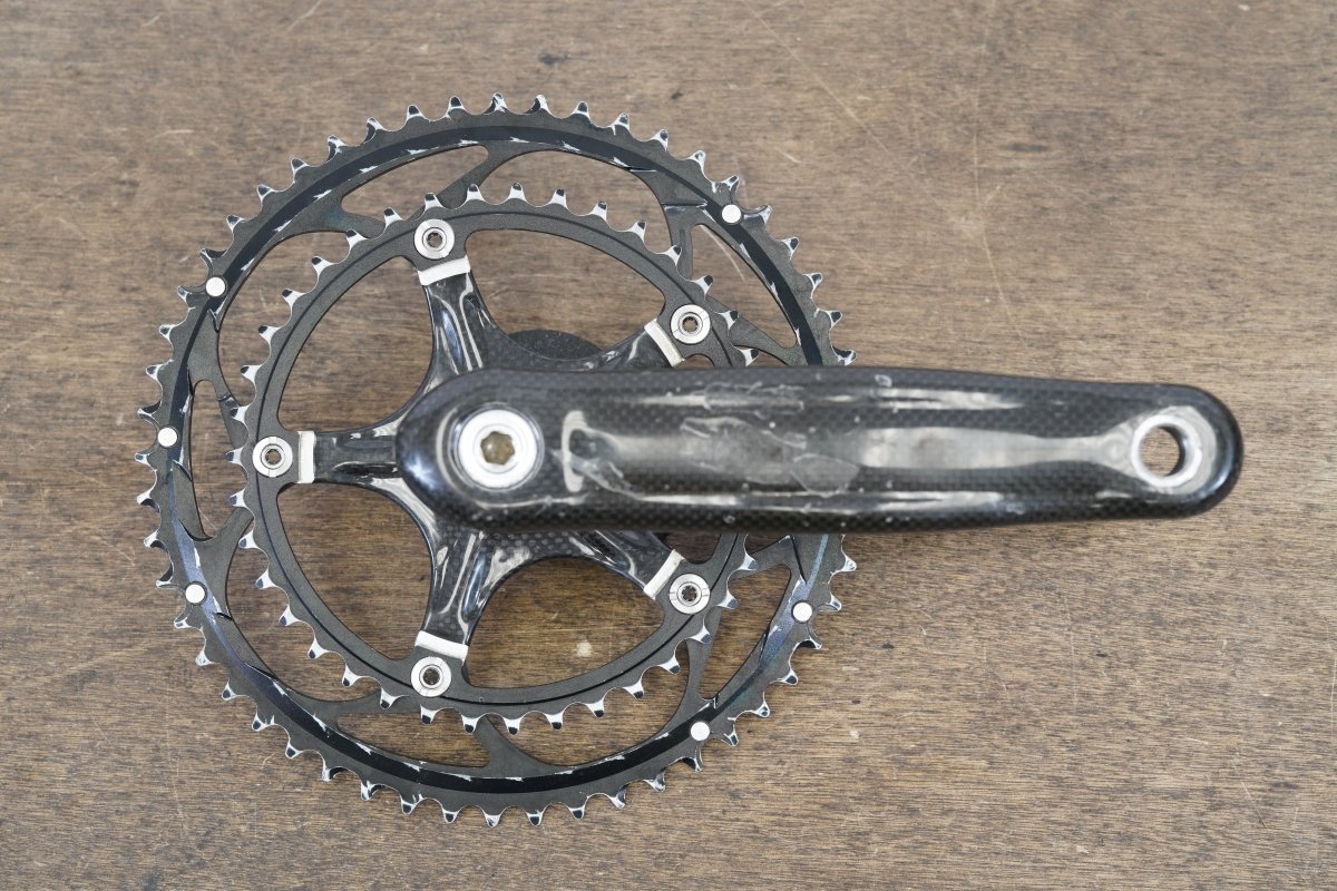 170mm 53/39 ORA 9/10 Speed Carbon Road Crankset + Campagnolo Chorus BB 853g