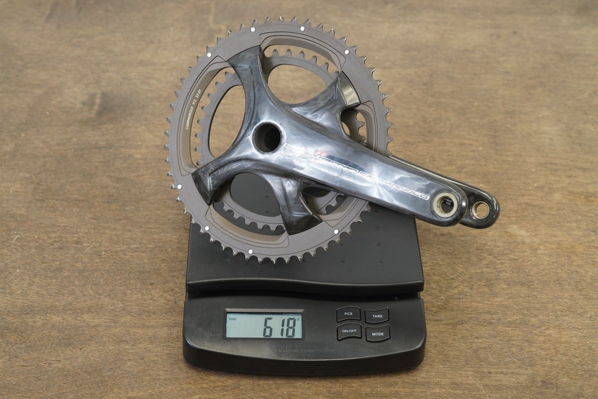 170mm 53/39T Campagnolo Super Record 11 Speed Carbon Crankset 618g