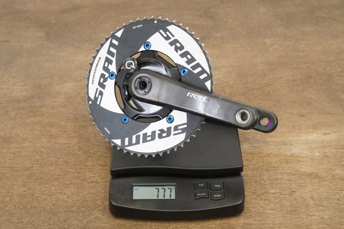 170mm 55/39T BB30 SRAM Red 22 Quarq DZero Power Meter Crankset 777g