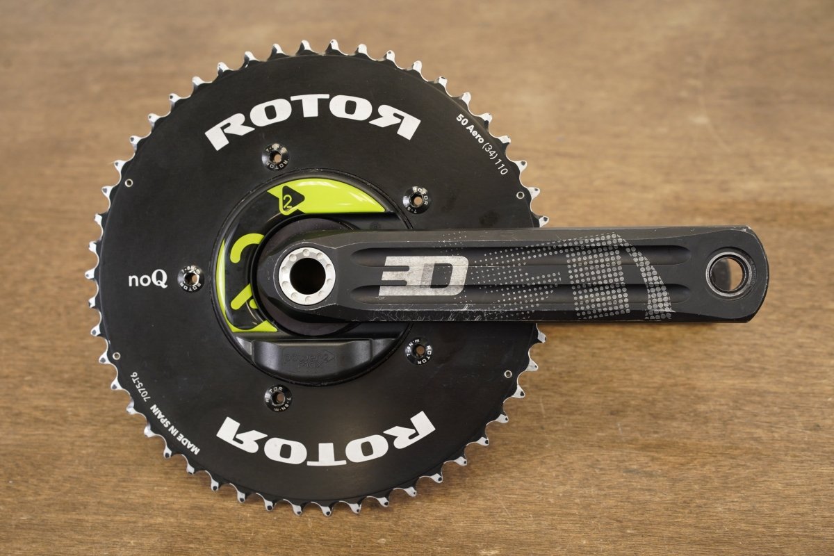 172.5mm 50/34T BB30 Rotor 3D Power2Max Power Meter Road Crankset 3D