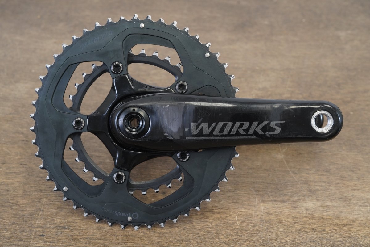 172.5mm 50/34T BB30 Specialized S-WORKS Carbon Road Crankset 559g