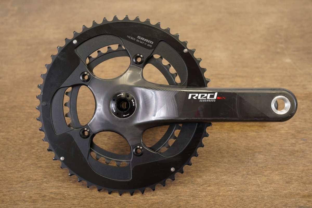 172.5mm 50/34T BB30 SRAM Red 22 Carbon Crankset
