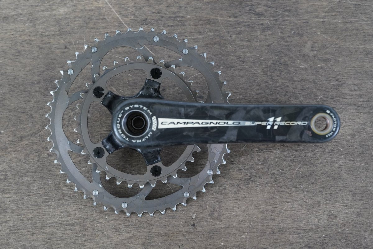 172.5mm 50/34T Campagnolo Super Record 11 Speed Carbon Crankset