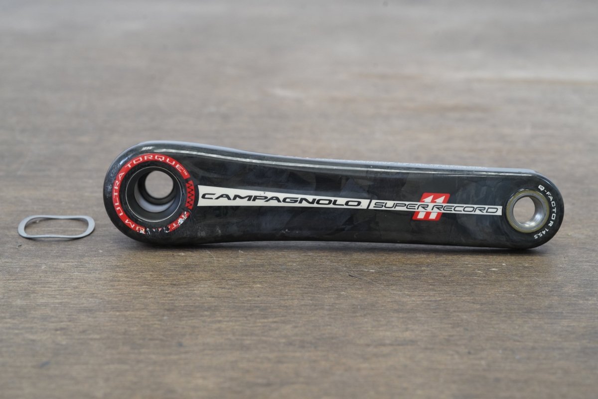 172.5mm 50/34T Campagnolo Super Record Titanium 11 Speed Carbon Crankset