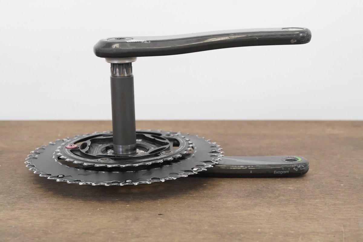 172.5mm 50/34T GXP Quarq Elsa Carbon Power Meter Road Crankset 740g