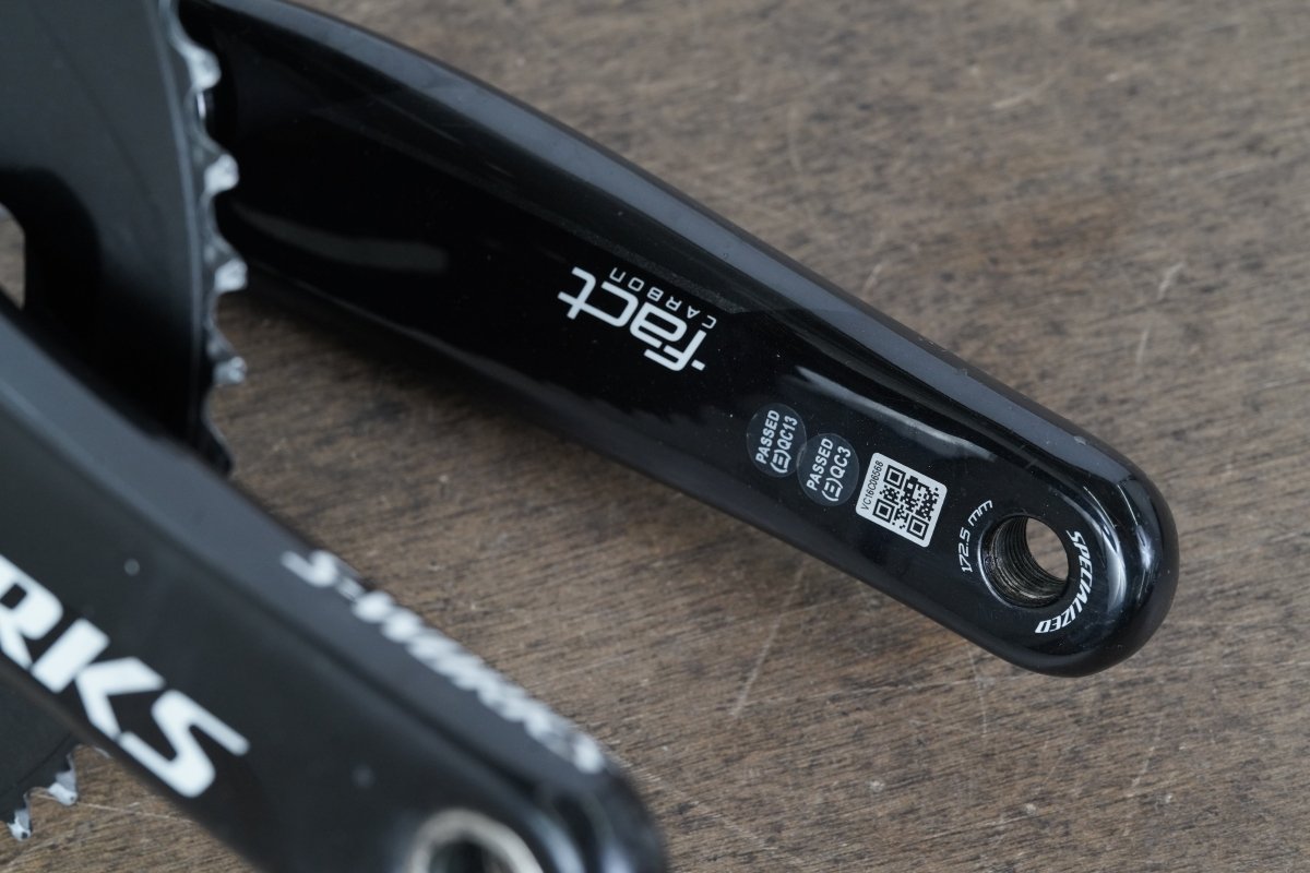 172.5mm 52/36T BB30 Specialized S-WORKS Quarq Power Meter Crankset 729g