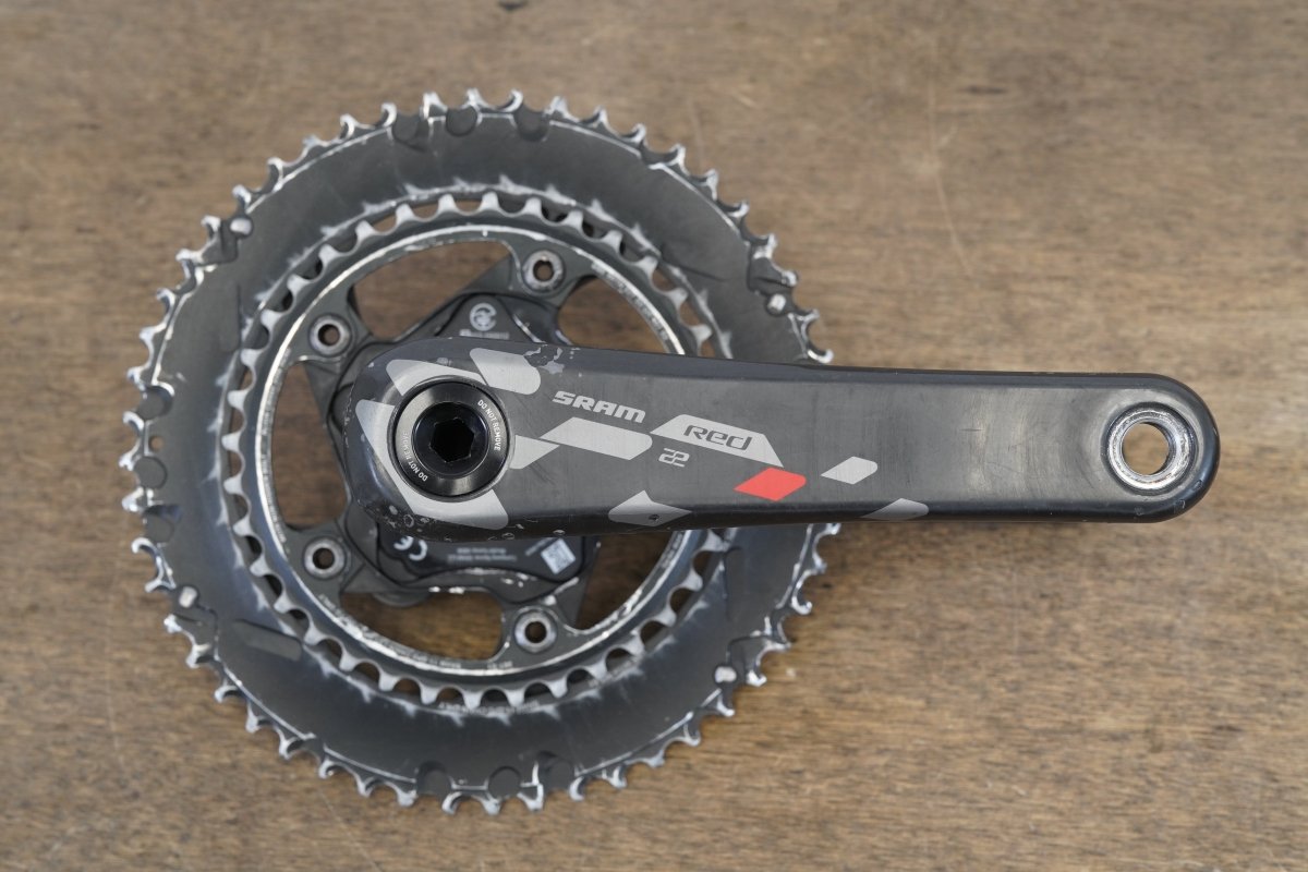 172.5mm 52/36T BB30 SRAM Red Quarq DZero Power Meter Crankset 756g
