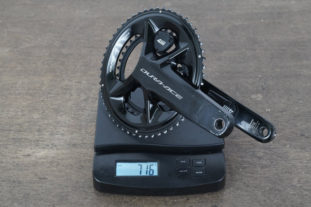 172.5mm 52/36T Dura-Ace FC-R9200 4iiii Dual Sided Power Meter Crankset 716g 9200