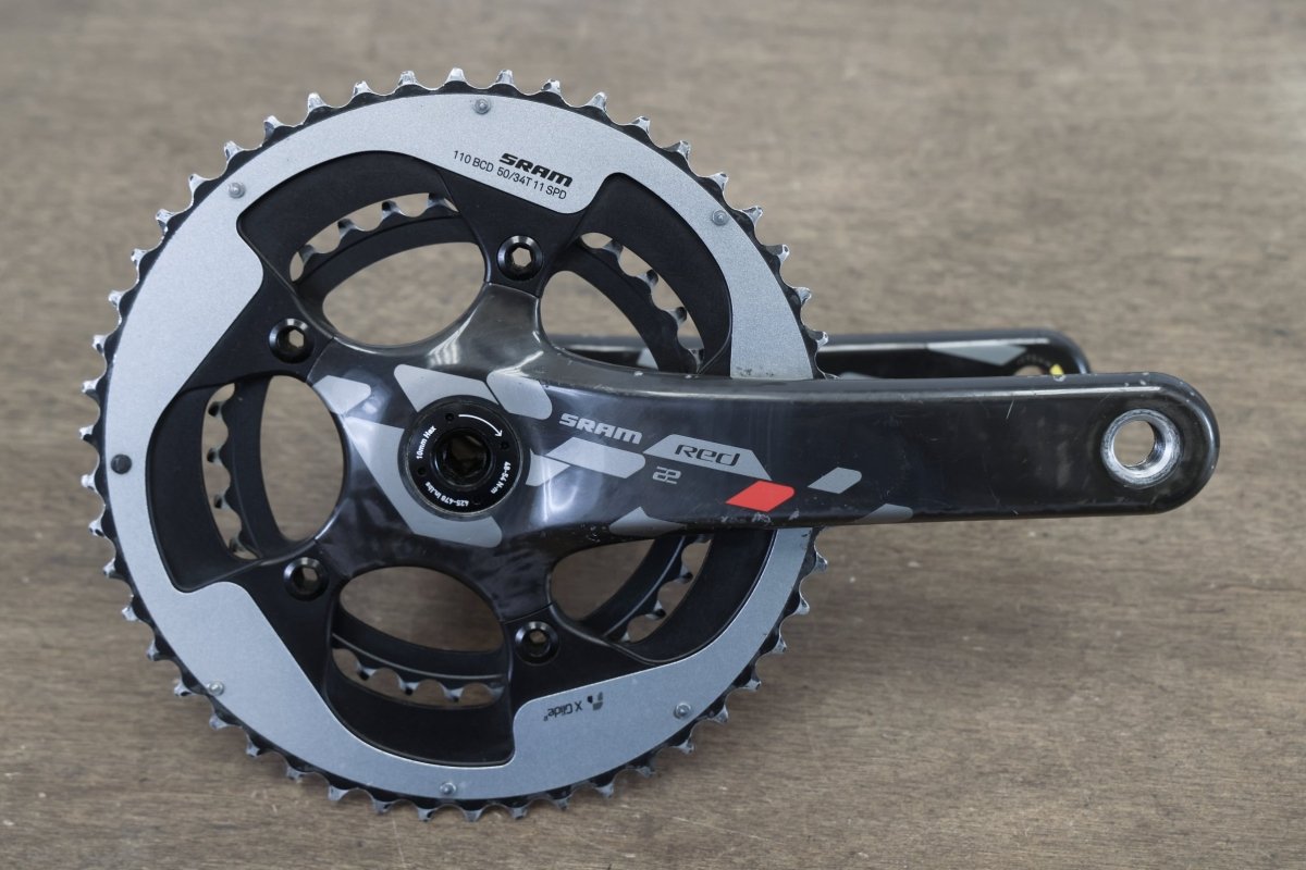 175mm 50/34T BB30 SRAM Red 22 Carbon Crankset