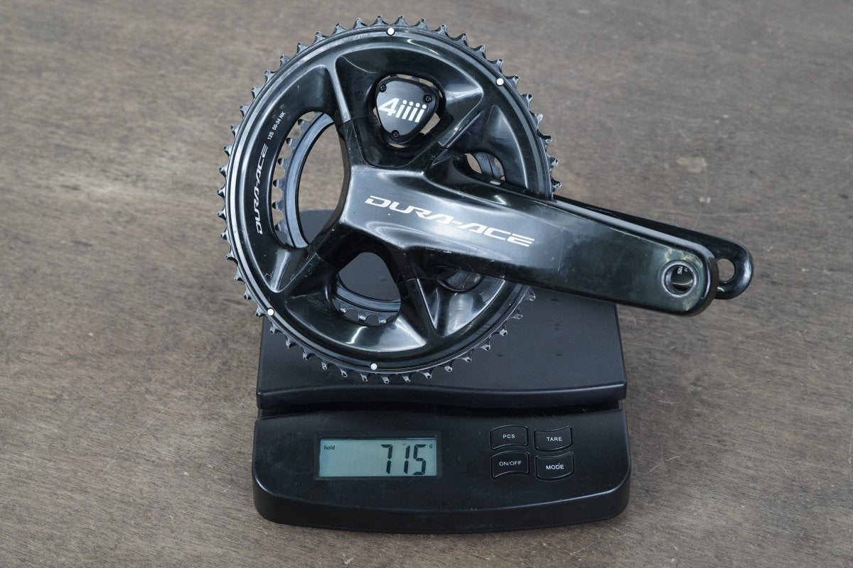 175mm 50/34T Dura-Ace FC-R9200 4iiii P3 Dual Sided Power Meter Crankset 715g 9200