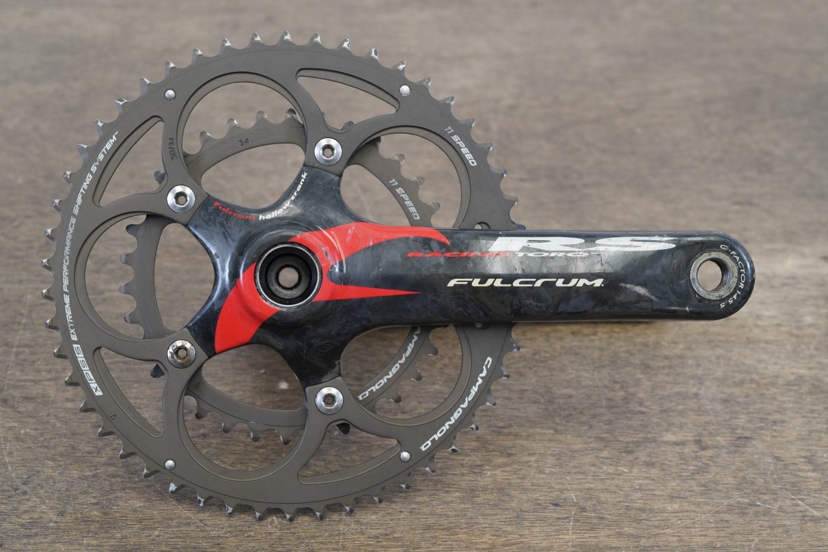 175mm 50/34T Fulcrum Racing RS 11 Speed Carbon Road Crankset 653g